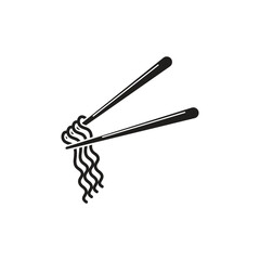 noodles logo icon design vector
