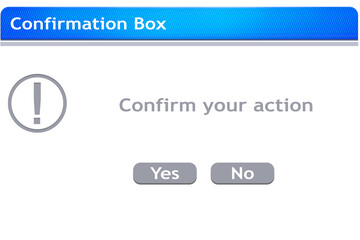 Illustrative image of dialogue box with text