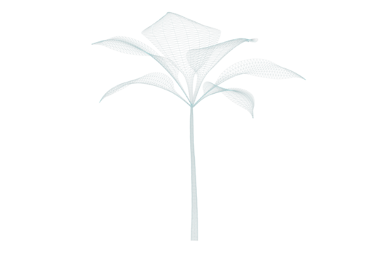 3d image of plant stem 