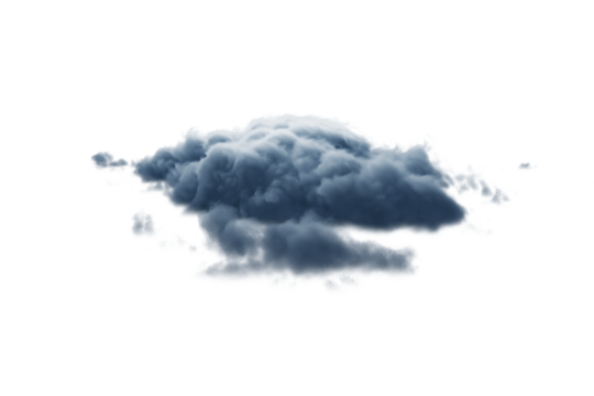 Illustration of dark cloud 