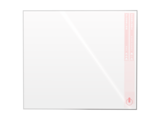 Digital composite image of transparent glass