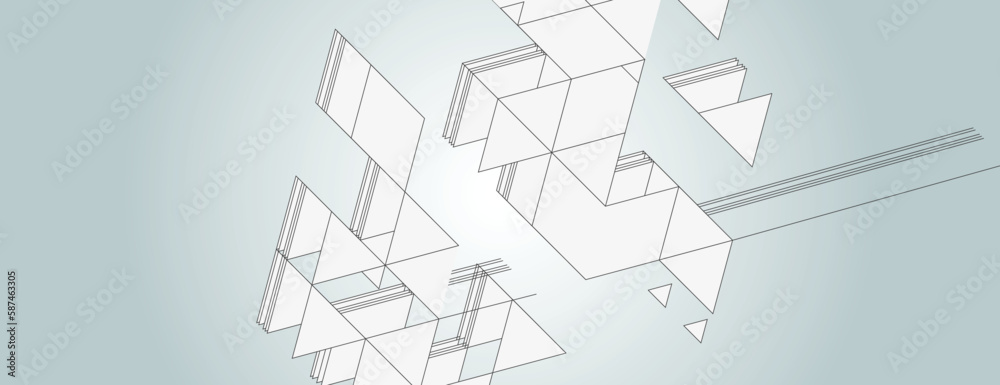 Aufkleber abstract background with geometric shapes and hexagon pattern. vector illustration for medicine, tec