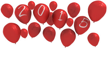Naklejka premium 2015 balloons