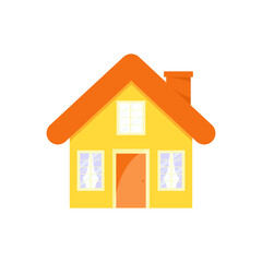 Online shopping, Food delivery. Icons to express, delivery Home. color illustration with house. Vector illustration