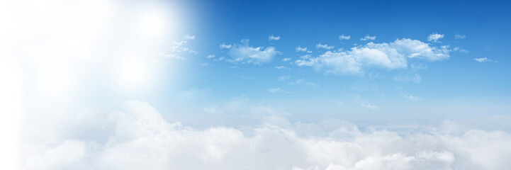 Naklejka na ściany i meble Scenic view of cloudscape