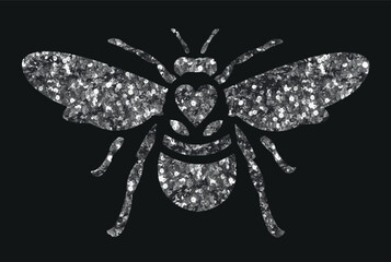 Sequin embroidered design for women's t-shirts. Design for sequin embroidery. Fashion graphics, print and embroidery design for T Shirts and sweatshirts.