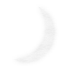 Obraz premium Digitally generated image of crescent moon