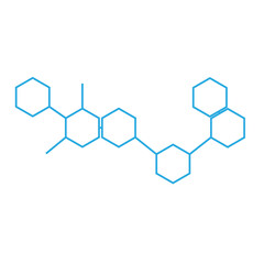 Diagram of molecules bonding