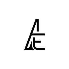 Premium design Logo with initial AE for company branding and other