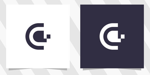 letter c logo design template