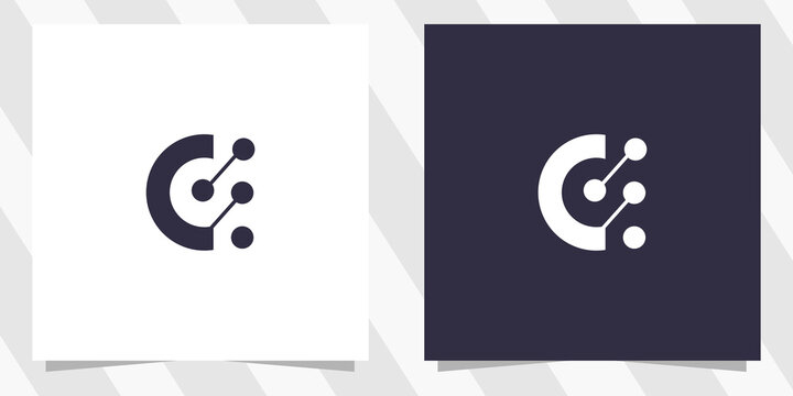 letter c logo design template
