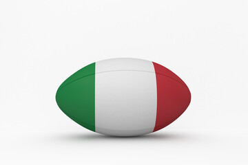 Italian flag rugby ball
