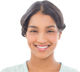 Portrait of beautiful woman smiling