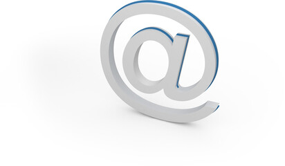 At e-mail symbol