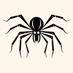 Spider vector for logo or icon, drawing Elegant minimalist style,abstract style Illustration