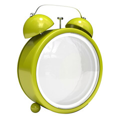 Empty twin bell alarm clock