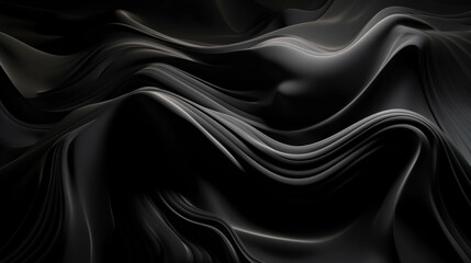 Fototapeta premium black satin fabric