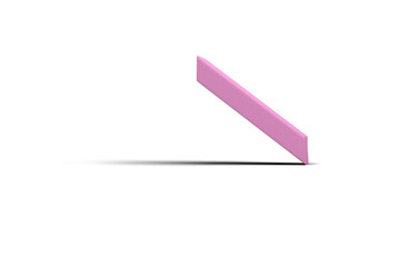 3D image of pink eraser