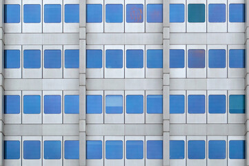 Building with blue windows