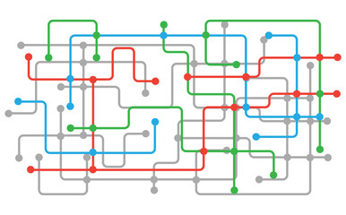 Digital image of circuit board