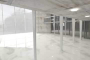 Architecture visualization of empty hall