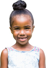 Close-up portrait of smiling girl 