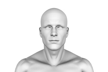 Digital image of human figure 