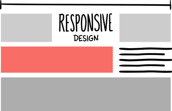 Responsive design on a  page
