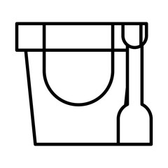 bucket and shovel icon