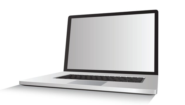 Digital image of laptop on desk
