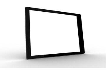 Digital composite image of computer tablet