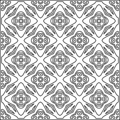 Stylish texture with figures from lines .Geometric lines art. Black and white pattern. Abstract background for web page, textures, card, poster, fabric, textile.