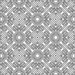 Stylish texture with figures from lines .Geometric lines art. Black and white pattern. Abstract background for web page, textures, card, poster, fabric, textile.