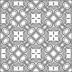 Stylish texture with figures from lines .Geometric lines art. Black and white pattern. Abstract background for web page, textures, card, poster, fabric, textile.