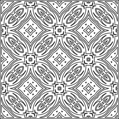 Stylish texture with figures from lines .Geometric lines art. Black and white pattern. Abstract background for web page, textures, card, poster, fabric, textile.