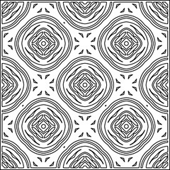 Stylish texture with figures from lines .Geometric lines art. Black and white pattern. Abstract background for web page, textures, card, poster, fabric, textile.