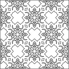 Stylish texture with figures from lines .Geometric lines art. Black and white pattern. Abstract background for web page, textures, card, poster, fabric, textile.