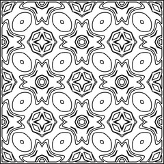 Stylish texture with figures from lines .Geometric lines art. Black and white pattern. Abstract background for web page, textures, card, poster, fabric, textile.