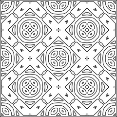 Stylish texture with figures from lines .Geometric lines art. Black and white pattern. Abstract background for web page, textures, card, poster, fabric, textile.