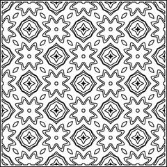 Stylish texture with figures from lines .Geometric lines art. Black and white pattern. Abstract background for web page, textures, card, poster, fabric, textile.