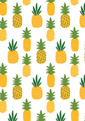 Illustration of pineapple fruit