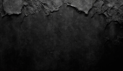 black concrete wall