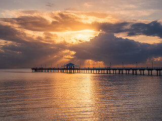 Sunrise Over The Pier