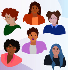 A group of corporate women