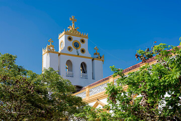 Dome of the parish of Santa Cruz de Lorica founded in 1739, with the name of San José de Gaita, in memory of the cacique of that place.