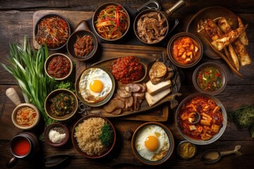 traditional Korean cuisine. Generative AI