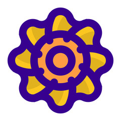 Beautiful yellow Flower no background