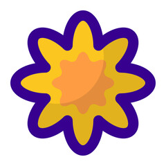 Beautiful yellow Flower no background