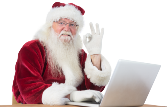 Santa is satisfied about what he found