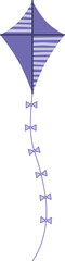 Illustration of flying kite